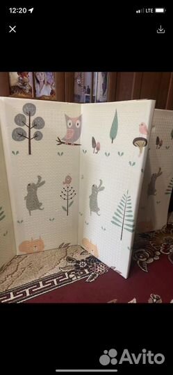 Складной детский коврик