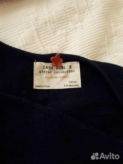 Вещи Zara, hm пакетом на девочку 116