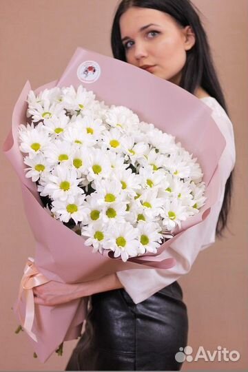 Букет с ромашками №29