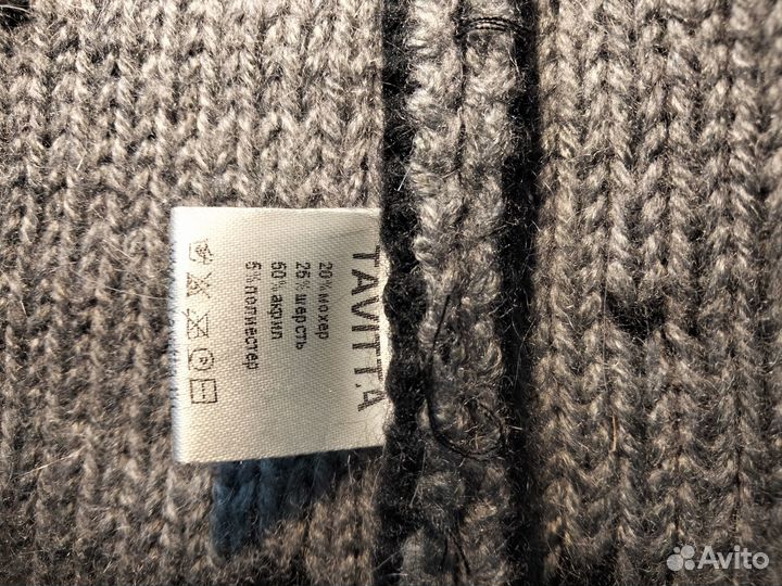 Шапка зимняя женская вязанная