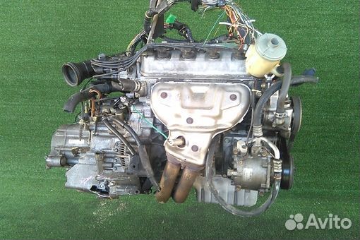 Двигатель в сборе двс honda integra DB6 ZC 1998