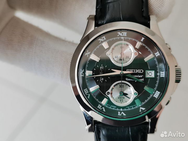 Часы Seiko Premier Chronograph 7T62-0FF0 оригинал