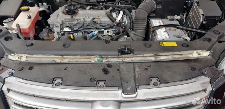 Молдинг капота хром Toyota Rav4 30 2010-2012 Б/У