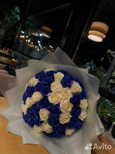 Букет из мыльных роз