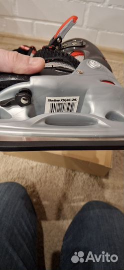 Коньки детские раздвижные 26-29р