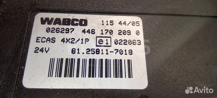 Блок управления пневмоподвеской ecas MAN TGA 2005