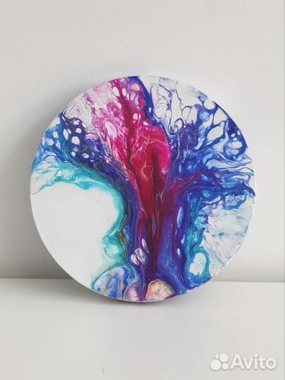 Картина флюид арт