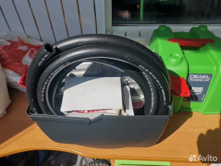 Насос для перекачки топлива + цифровой счётчик