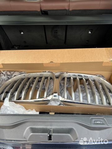Решетка Ноздри bmw x5 g05 хром оригинал