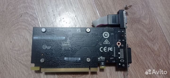 Видеокарта gt710 2gb msi