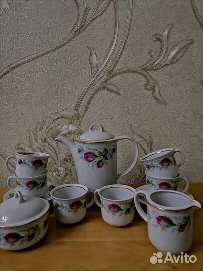 Кофейный сервиз Henneberg Porzellan 1777 GDR