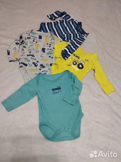 Детские вещи пакетом 3-6 мес
