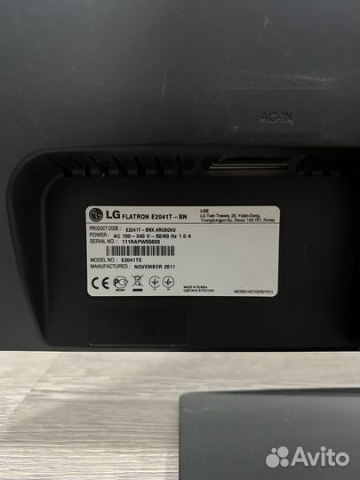Монитор LG flatron E 2041