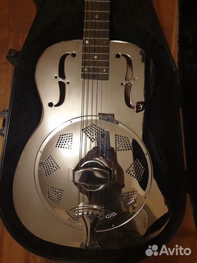 Резонаторная гитара Recording King в кофре Gator