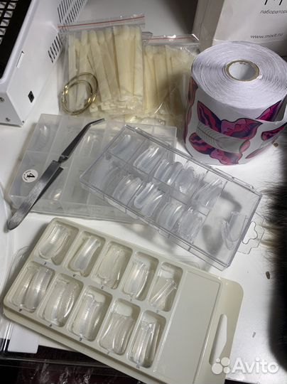 Верхние,нижние формы для наращивания, типсы