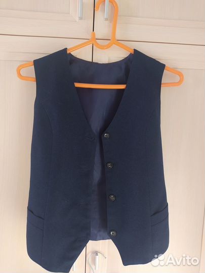 Школьная форма тройка(брюки, юбка, жилетка)