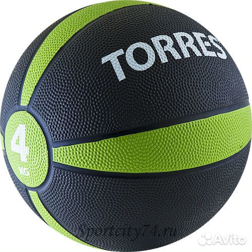 Медицинский мяч 4 кг torres AL00224