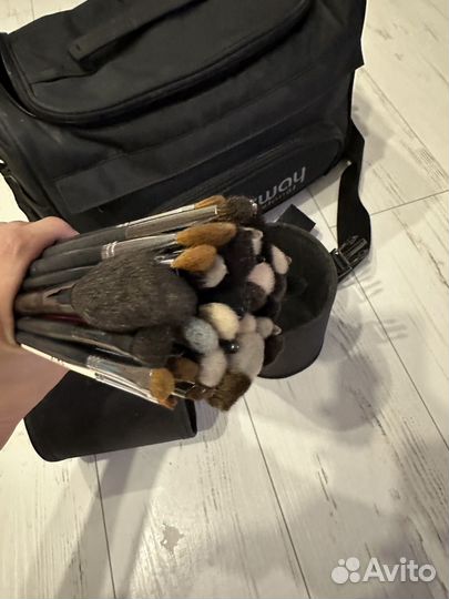 Сумка чемодан макияж кисти комитика