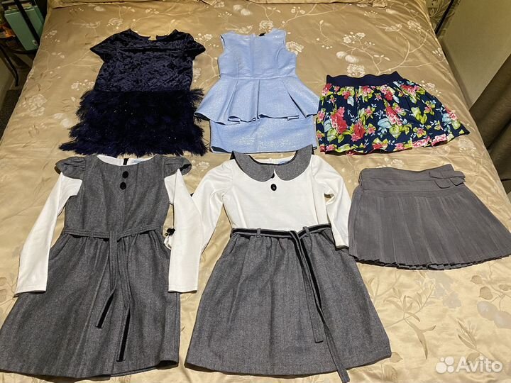 Пакет вещей для девочки рост 134
