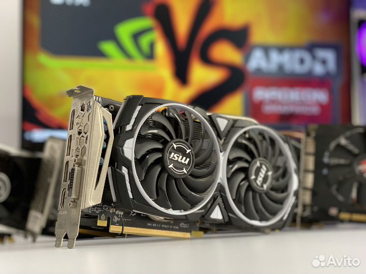 Видеокарта MSI RX 580 8GB Armor SP Супер состояние