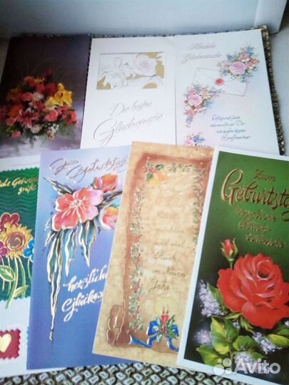 Современные Немецкие Открытки подписанные