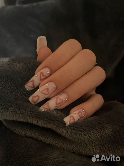 Маникюр наращивание