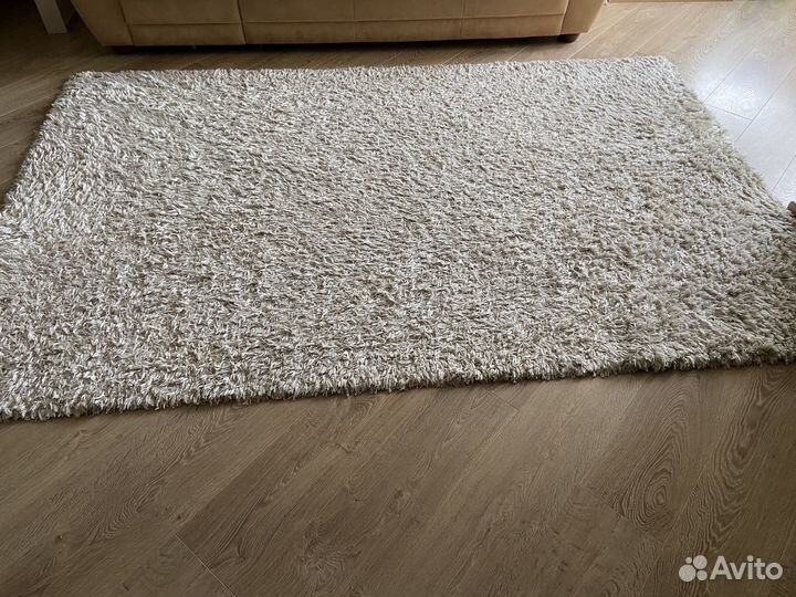 Ковер с длинным ворсом фризе шегги