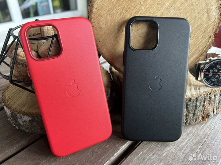 Чехол кожаный iPhone 12 /12pro