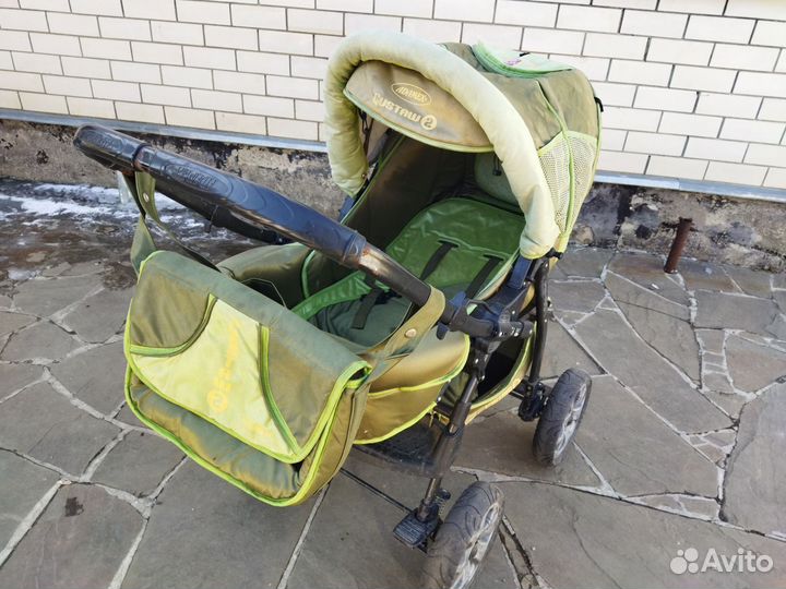 Коляска adamex 3 в 1 бу