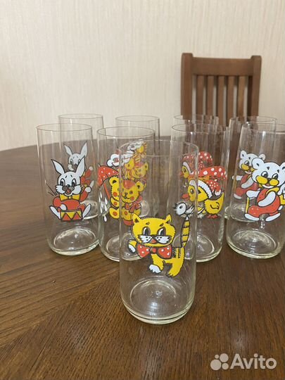 Стаканы СССР 9 штук