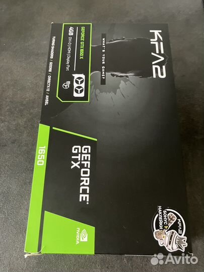 Видеокарта nvidia geforce 1650х kfa2