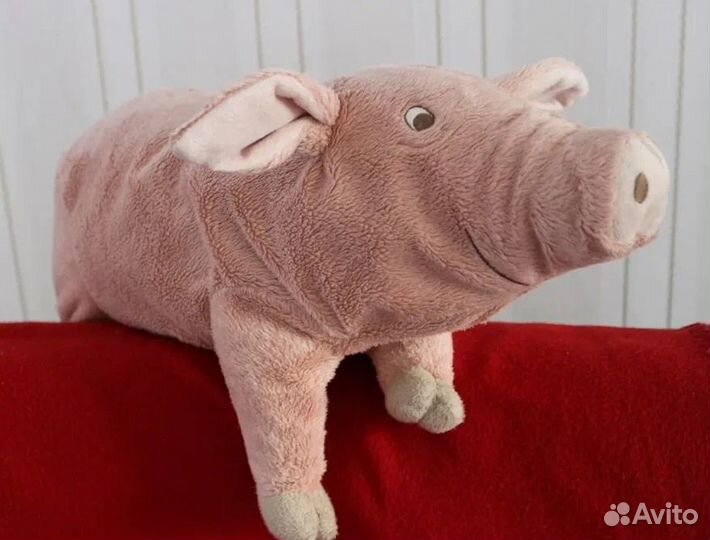 Мягкая игрушка Икеа поросенок в отличном состоянии