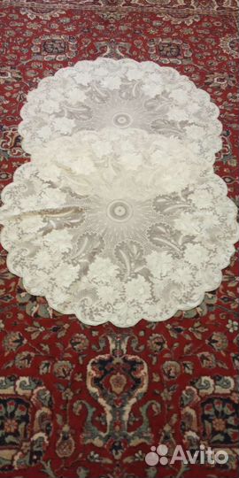 Скатерть круглая.Винтаж. Германия