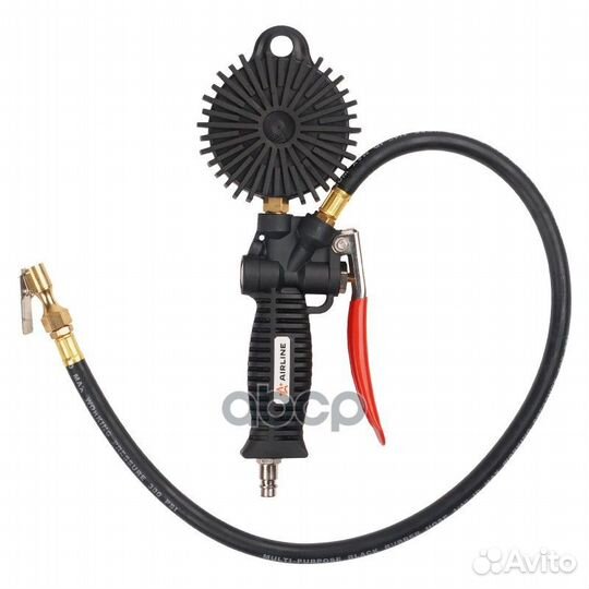 Пистолет для накачки шин с манометром 12 атм