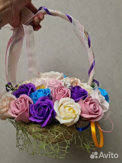 Мыльные розы букеты