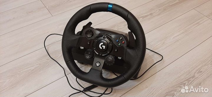 Игровой руль logitech g923 + shifter (кпп)