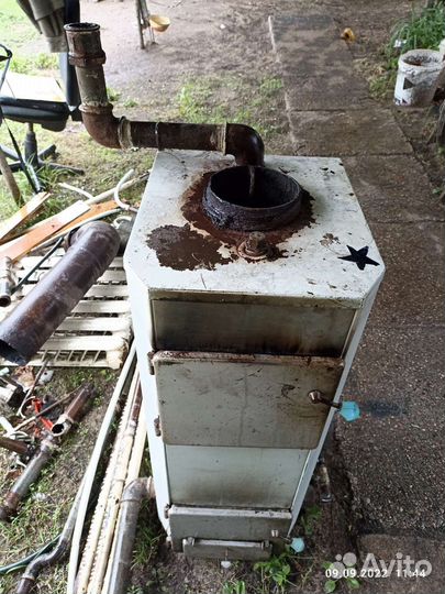 Дровяной котел бу