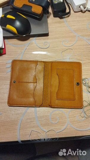Портмоне мужской натуральная кожа ручная работа