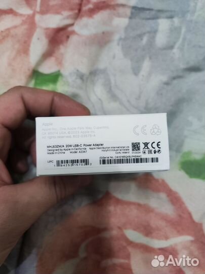 Зарядка Apple 20W USB-C