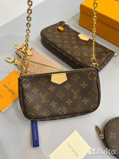 Louis Vuitton Multi Pochette женская сумка