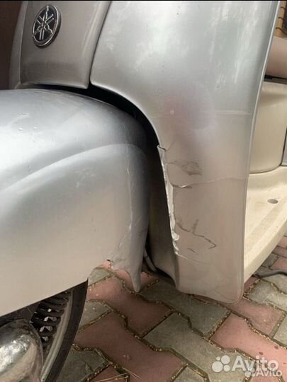 Пластик yamaha vino 5au 3kj (парус/переднее крыло)