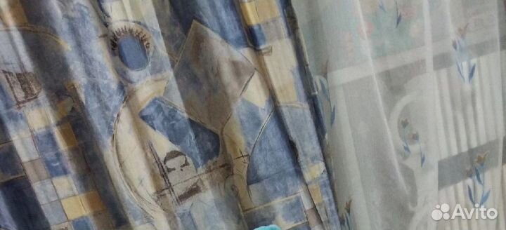 Комплект шторы и тюль бу