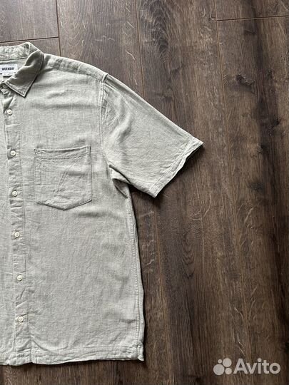 Льняная рубашка Weekday (M) Оригинал Бангладеш