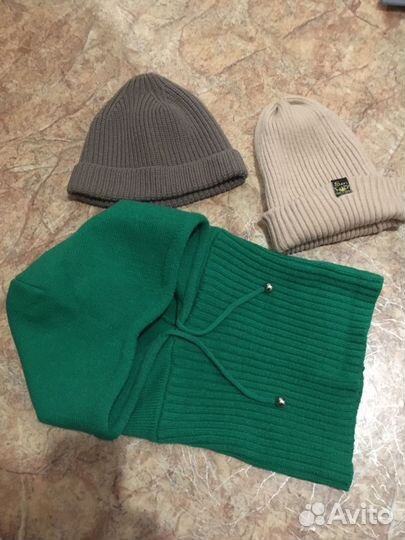 Комплект шапка и шарф женские