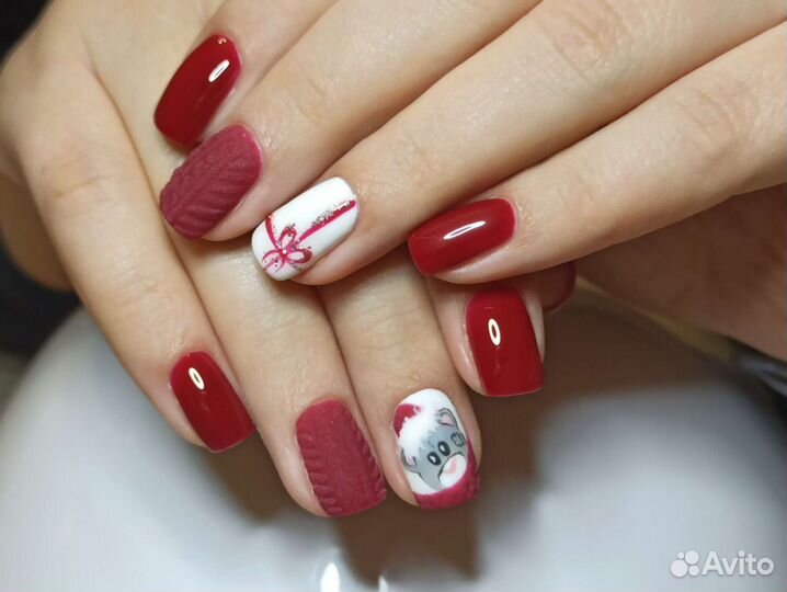 Маникюр, гель лак, наращивание