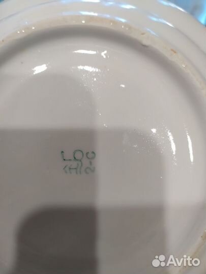 Масленка фарфор