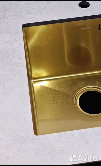 Столешница HPL 12 мм Каспий золотой