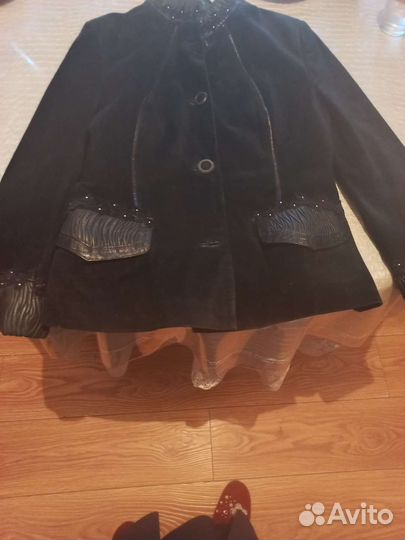 Натуральная,кожаная замшевая куртка.Турция