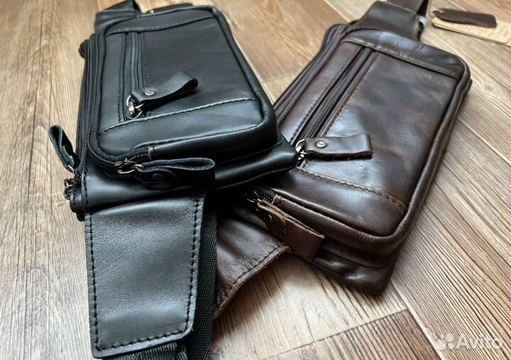 Сумка на пояс/плечо кожа (Арт.029-1)