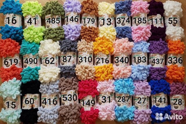 Пряжа Пуффи Ализе Puffy Alize 5 шт
